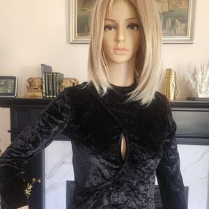 Versus Versace Elegant Black Blouse SZ 42/8